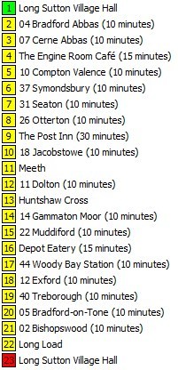SWPSR 2026 Route Plan
